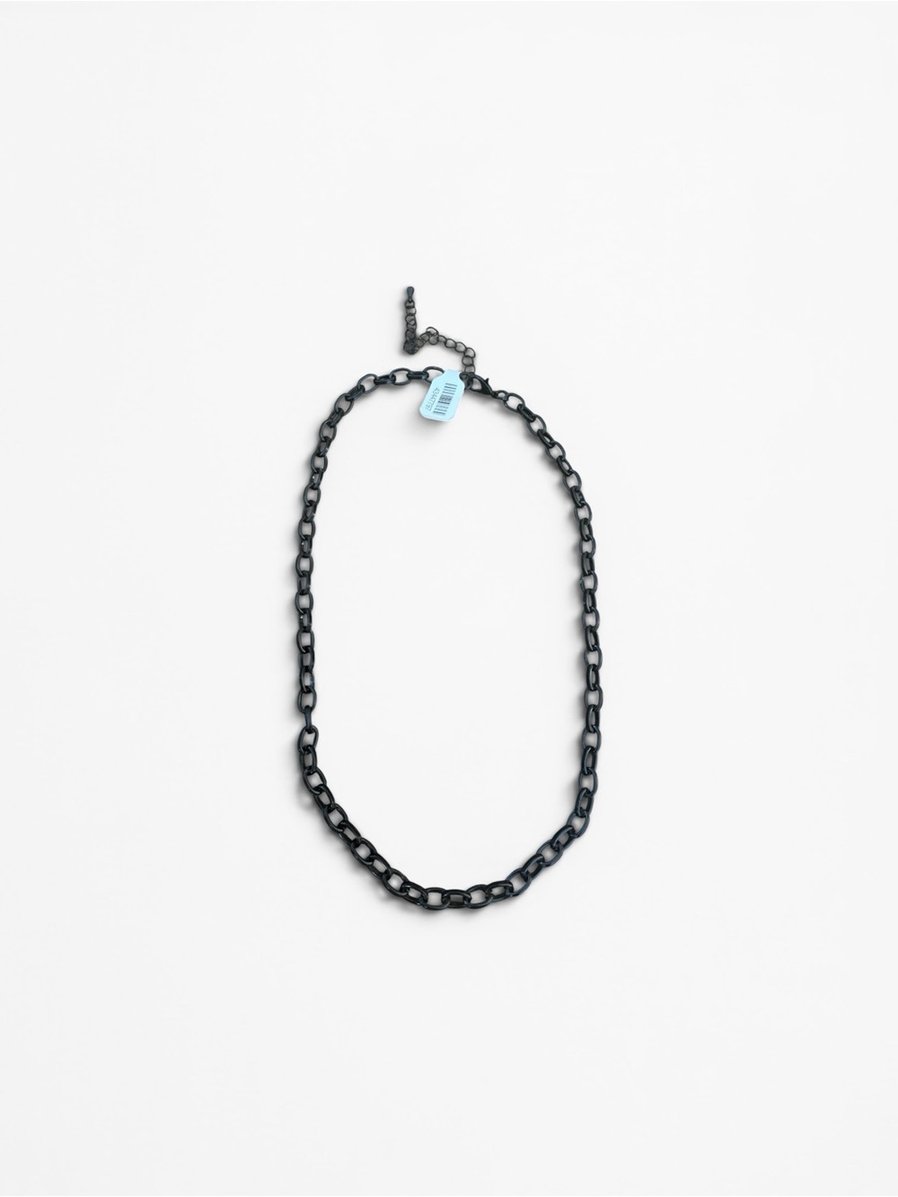 Black Chunky Chain Necklace